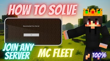 Disconnected from Server Problem FIX in Mobile 🔧 | DNS | Hindi | Join any server | Join MC FLEET ✨