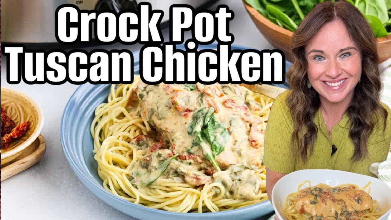 Crock Pot Tuscan Chicken | One-Pot Comfort Food