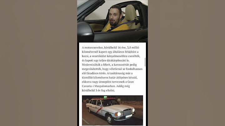 Ebben a Mercedesben 7,2 millió kilométer van! 😱 #totalcar #mercedesbenz