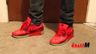 nike air max 90 ice gym red