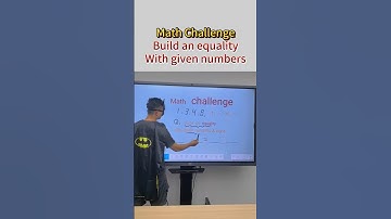 Can you build an equation using given numbers?#maths #math #challenge #challenges #mathchallenge