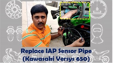 Replace IAP Sensor Pipe - error code 12 - Kawasaki Versys 650