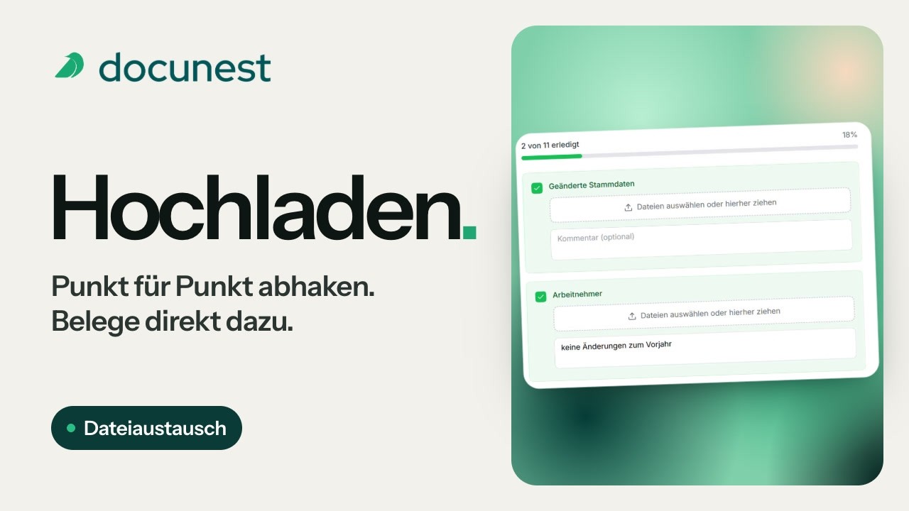 So lädt der Mandant hoch, Vorschaubild des Videos