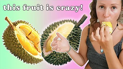 Trying Durian for the First Time in Borneo, Malaysia | Reactions!