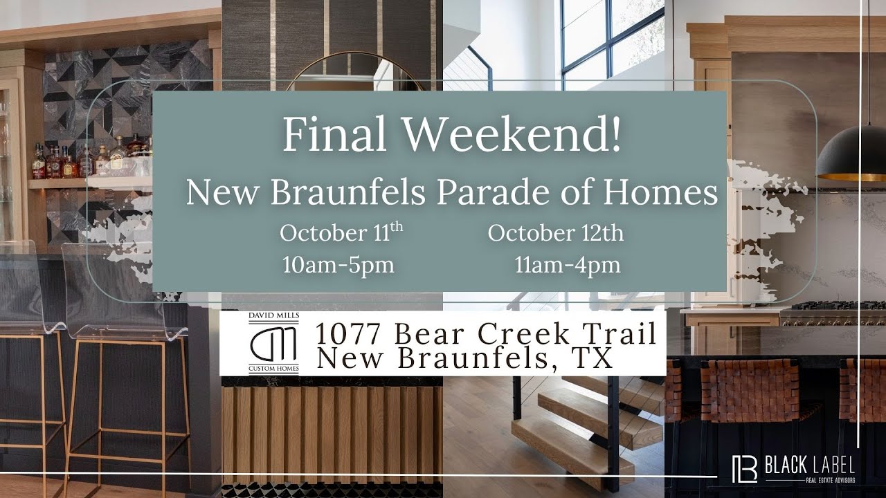 Visit us at the David Mills Custom Home Entry at New Braunfels Parade of Homes