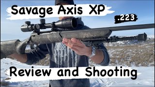 Savage Axis XP Review and Shooting - .223 Rem