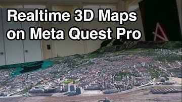 Meta Quest Pro - Realtime 3D Maps Demo with Bing SDK and MRTK