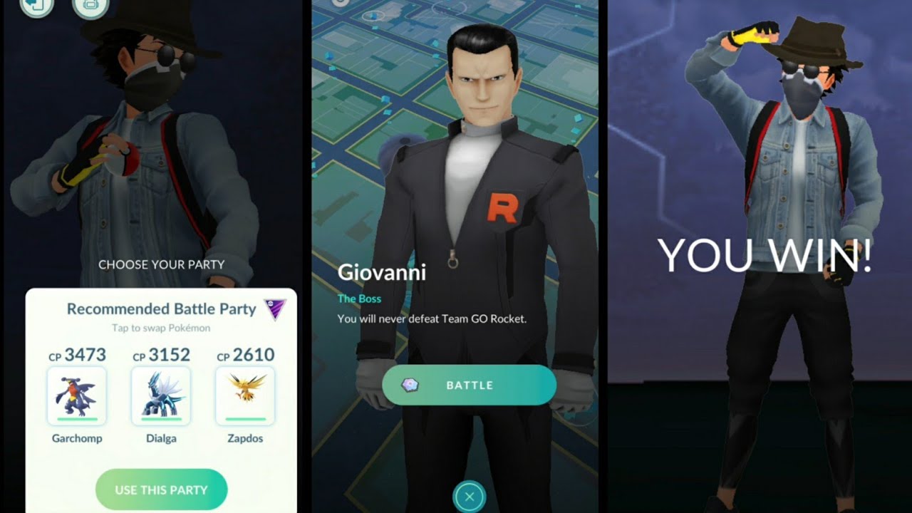 Battle With Rocket Boss Giovanni Got Shadow Legendary Pokemon. Pokemon