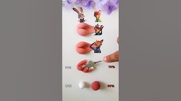 Zootopia 2 Color Mixing!🎨 (Part 6) #shorts #colors #colormixing #satisfying #clay #zootopia2