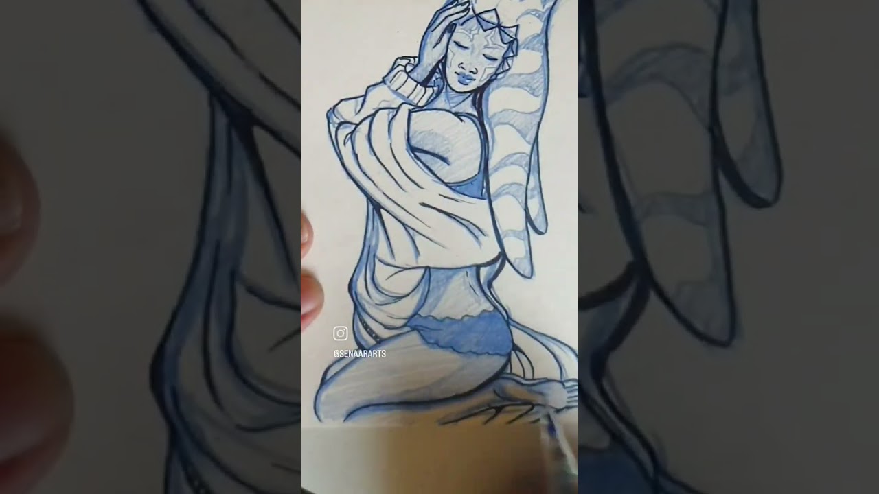 Draw an Ahsoka with me || 