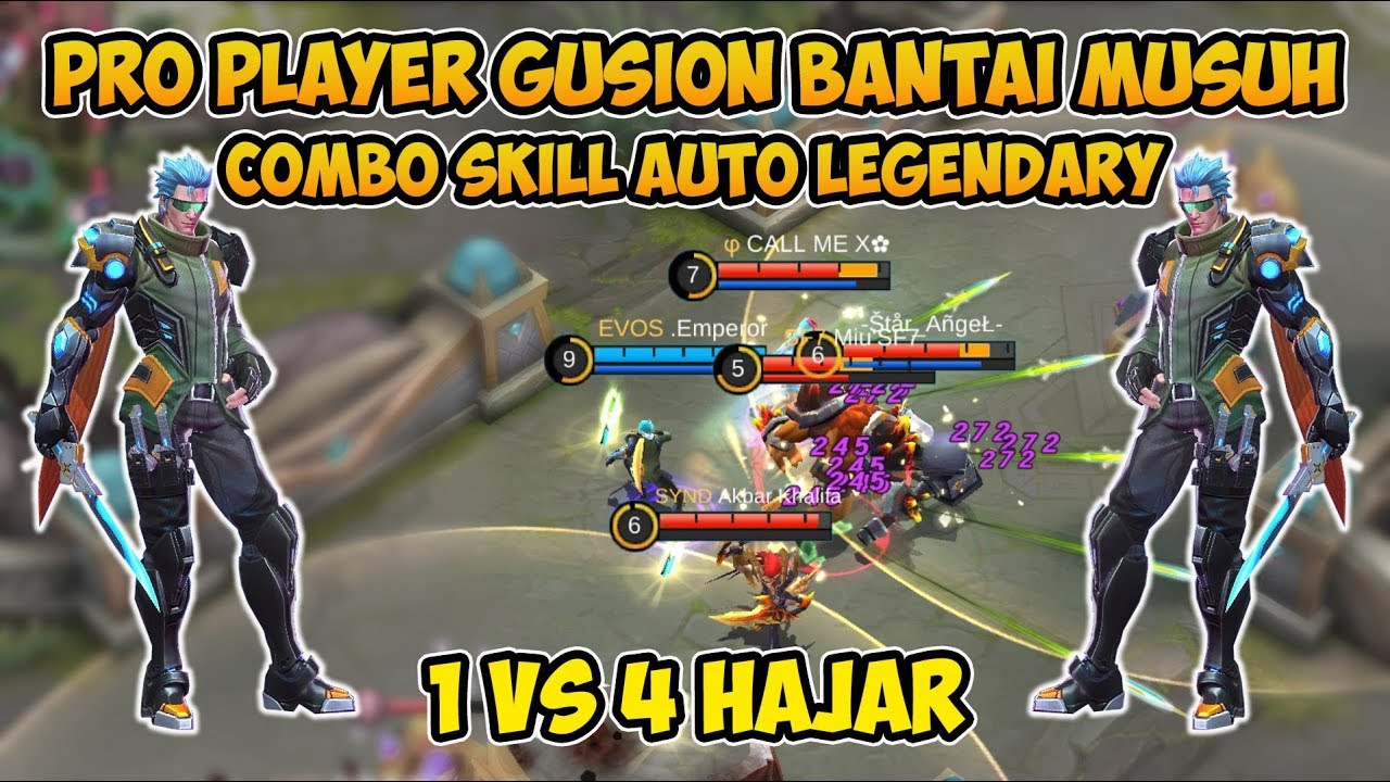 Ini Baru Pro Player Gusion Cyber Ops Sekali Combo Auto Legendary Bikin Panas Kuping Musuh