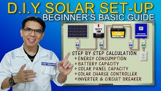 Step by Step BASIC CALCULATION Para sa Gustong mag DIY ng Solar - Beginner