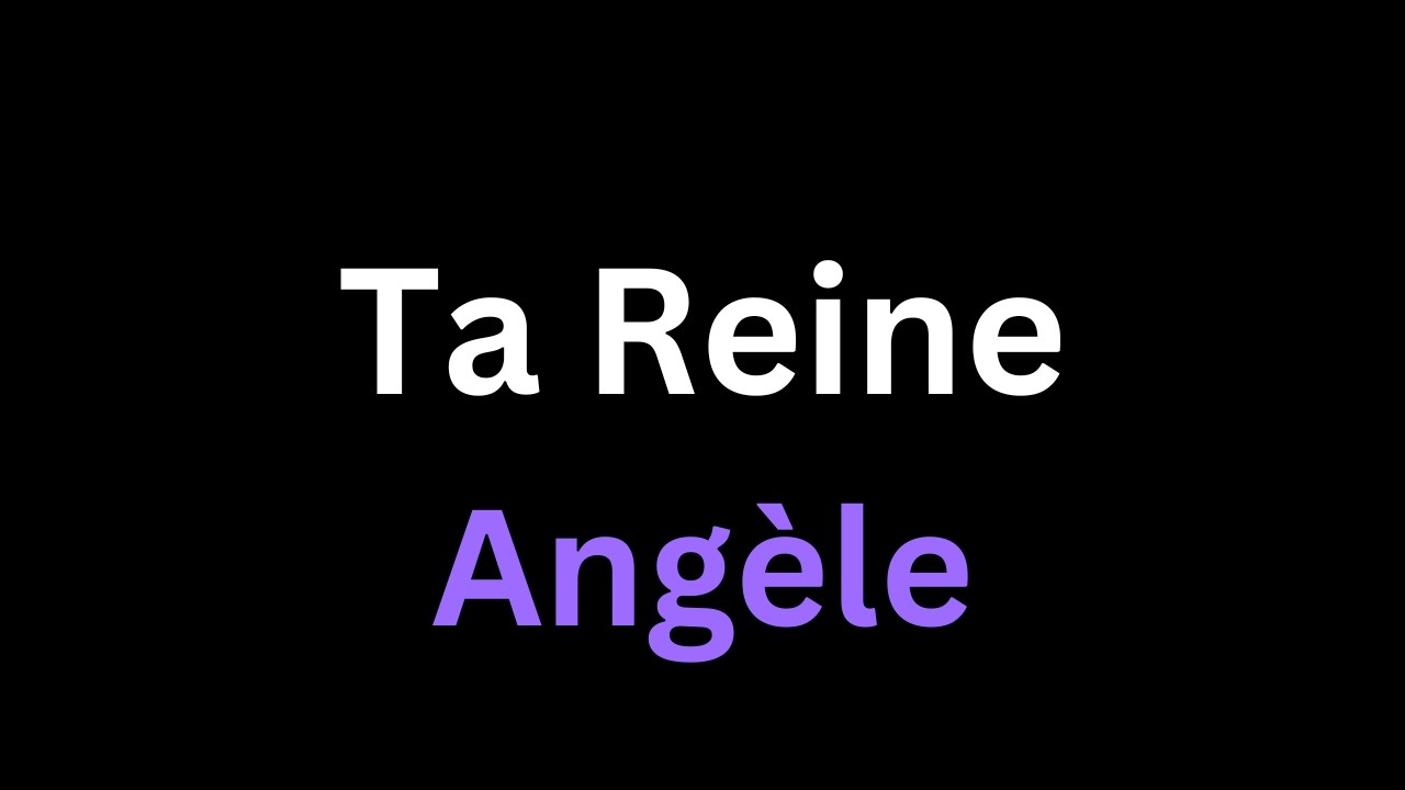 Angèle - Ta Reine (Piano Karaoke)