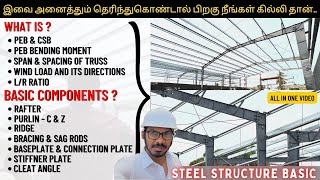 What is PEB & CSB | Basic Components of Steel Structure | Truss | Kavin Associates