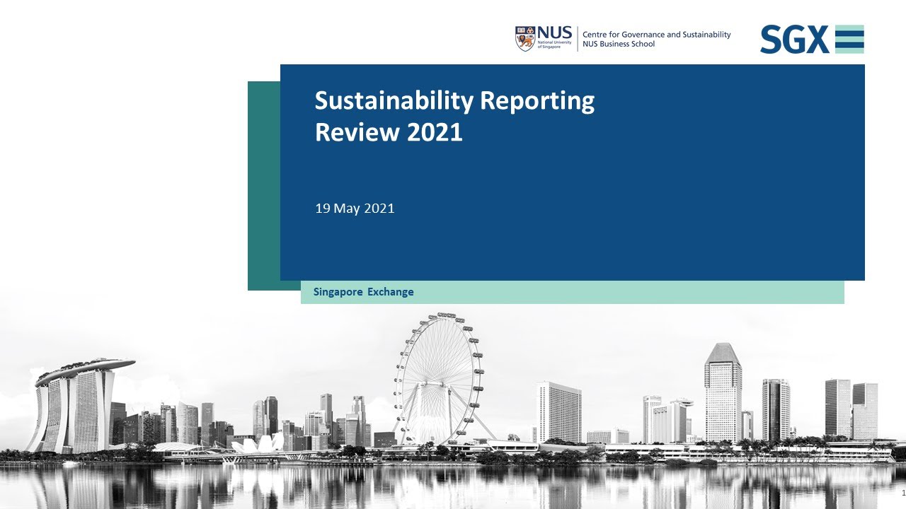 SGX-CGS Sustainability Reporting Review Forum 2021 - YouTube