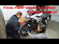 How to fix Front wheel alignment on BMW F750GS F850 GSA