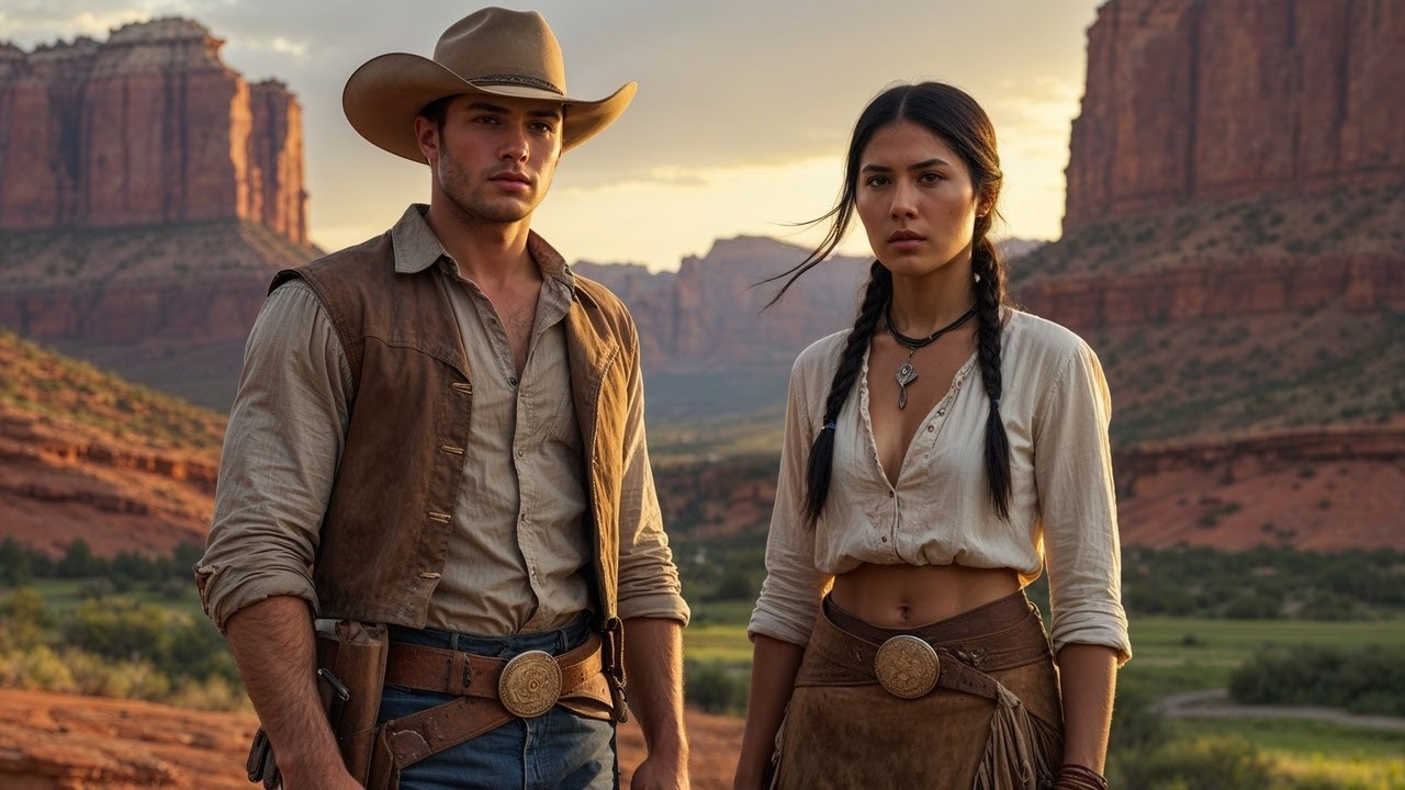 Cowboys Guard Secret Valley, Apache Princess Changes Everything