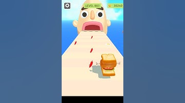 Sandwich Runner Level 807 Gameplay Walkthrough Android #Shorts