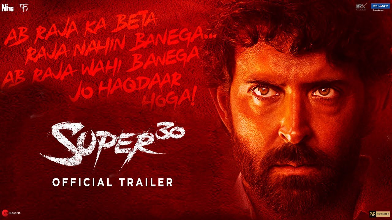 Super 30 | Official Trailer | Hrithik Roshan | Vikas Bahl | July 12 -  YouTube