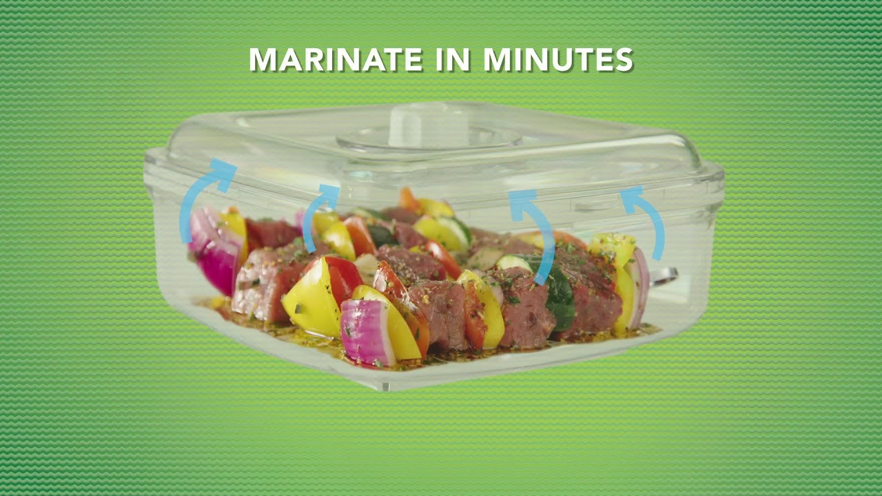 How to Marinate in Minutes?! - Food Saver Marinating Container