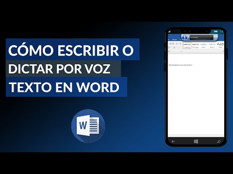 Cómo Escribir o Dictar por Voz Texto para Word | Como Convertir Voz a Texto en Word