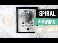 Spiral Betty Artwork Cricut Tutorial