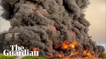 Blaze at Russian fuel depot in Crimea put out after suspected drone strike