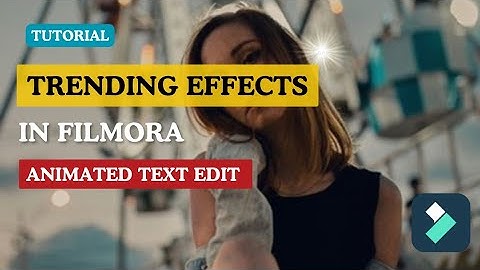 How To Create Animated Subtitles\Text Animation In Filmora