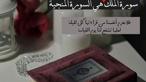 سورة الملك - بصوت جميل تخشع له القلوب 💖💖