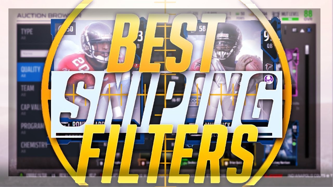 BEST SNIPING FILTERS TO MAKE COINS IN MUT 18!!! | MADDEN 18 ULTIMATE BEST COIN MAKING METHOD