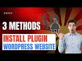 How to install PLUGINS in Wordpress 2025 | 3 METHODS #wordpress #wordpressplugin #wordpressplugins