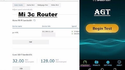 Mi Router 3c Set Speed Limit for Other WiFi User (Guest wireless network)