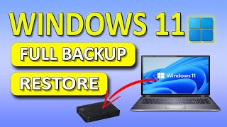 Create Windows 11 FULL BACK UP to External Drive & RESTORE (2024)