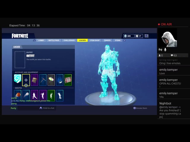 Little_diesel300's Live PS4 Broadcast Fortnite class=