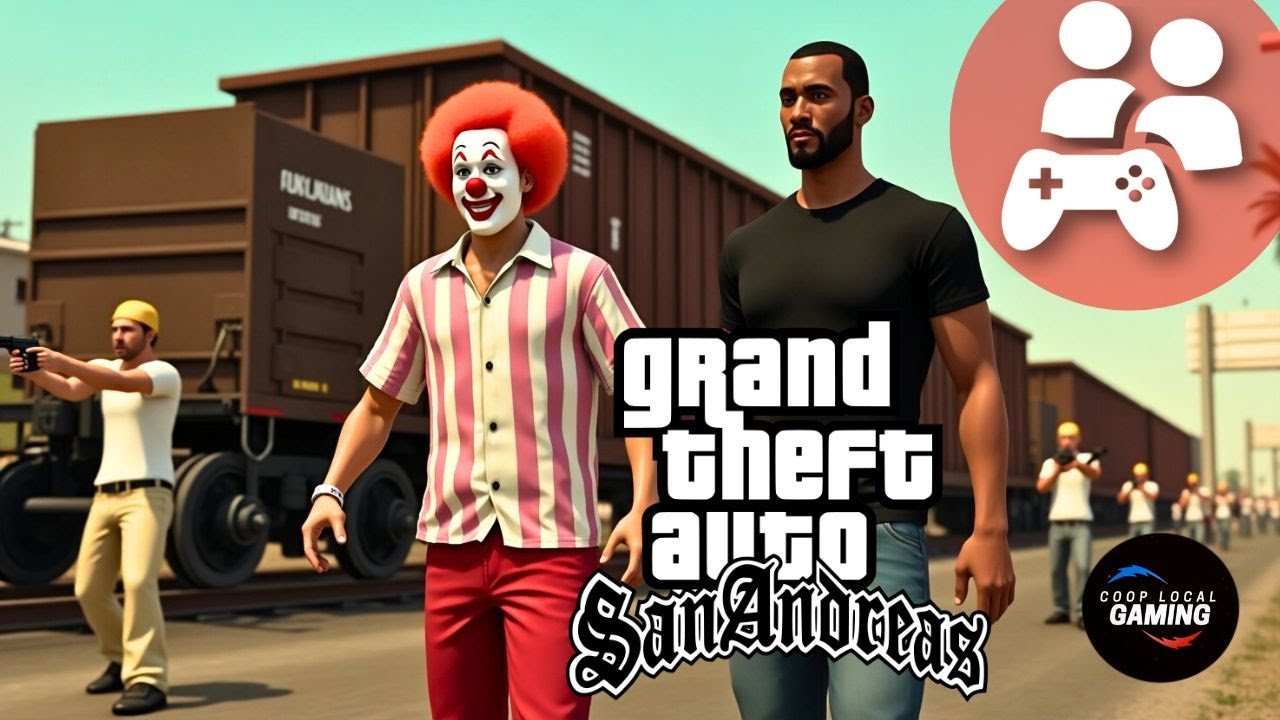 Grand Theft Auto San Andreas グラセフ バラクラバ Gta San Andreas Splitscreen in 2025 - Mission Steal Crates of