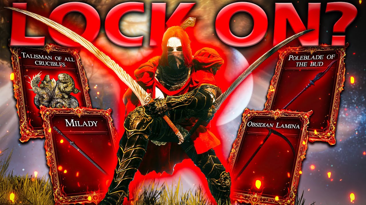 Elden Ring (+DLC) but I don't lock on to a single enemy.