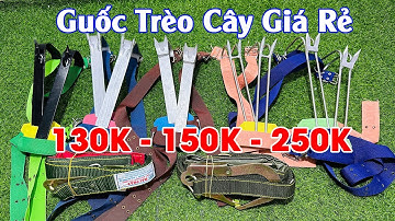 Guốc, Móng Leo Cây Mẫu Mới 2025 - Dụng Cụ Trèo Cây Giá Rẻ / Không Kén Cây . Trèo An Toàn - Hiệu Quả