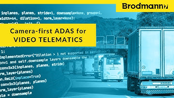 Camera-First ADAS For Video Telematics Service Providers | Brodmann17