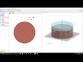 Volumen de un cilindro con geogebra