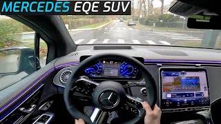 2024 MERCEDES EQE SUV 350+ 292 HP POV TEST DRIVE