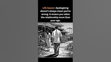 Apologizing doesn