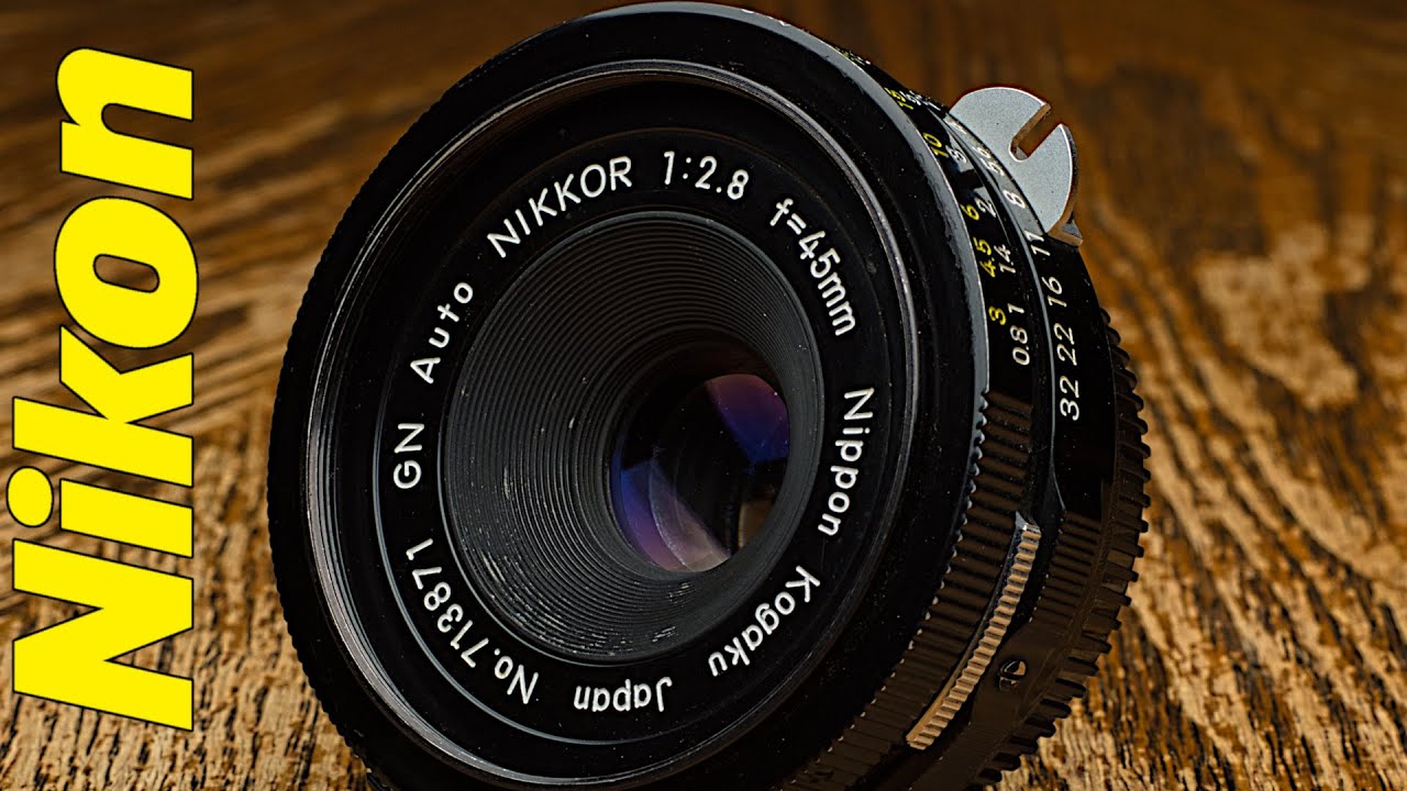 カメラ レンズ(単焦点) Nikon 45mm f2.8 GN Vintage Pancake Nikkor Lens Review
