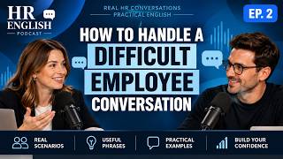 How to Handle a Difficult Employee Conversation | English for HR (B1–B2)