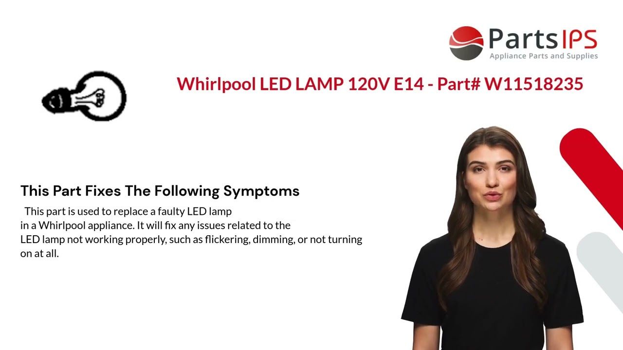 W11518235 - Whirlpool Refrigerator LED Light Bulb