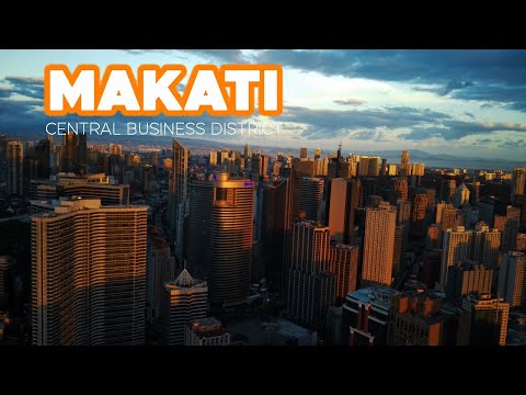 MAKATI CBD DRONE VIDEO - SUNSET - JANUARY 2022