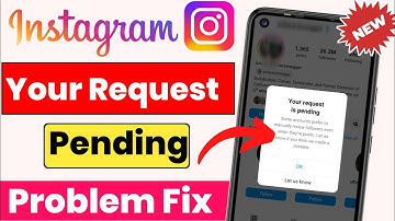 how to fix instagram your request is pending 2026 | instagram your request is pending problem 