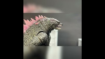 Godzilla evolved stop motion test LEAK #godzillaxkongthenewempire #stopmotion #godzilla #animation