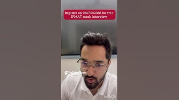 IPMAT Interview questions 2025 | How to prepare for IPM interviews ? | #ipmat2025#ipmatpreparation