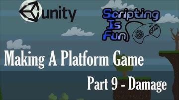 Unity Game Tutorials - Platform Game - Part 9 - Damage
