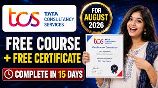 🔴 TCS - Free Course + Certificate | Just in 15 Days 🔥 screenshot 1